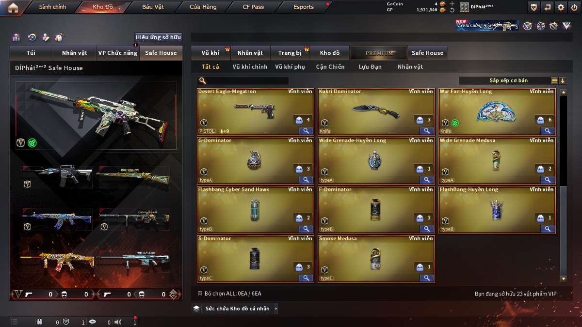 shop acc cf uy tin gia re